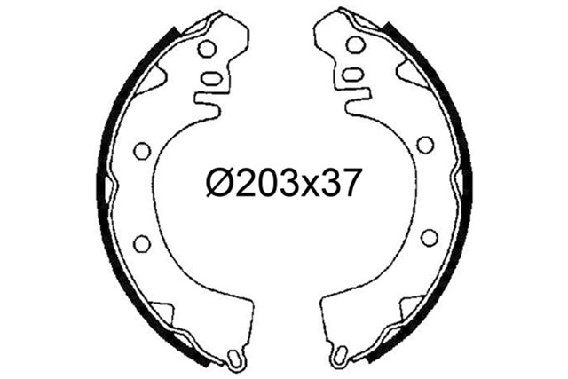 PABUCLU FREN BALATASI MITSUBISHI GALANT LANCER