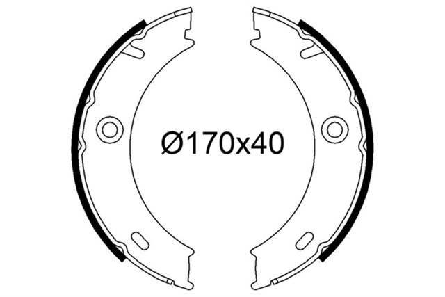 FREN BALATASI ARKA PARK FRENI MERCEDES SPRINTER B901 B904 . VW LT 28 - 35 - 46