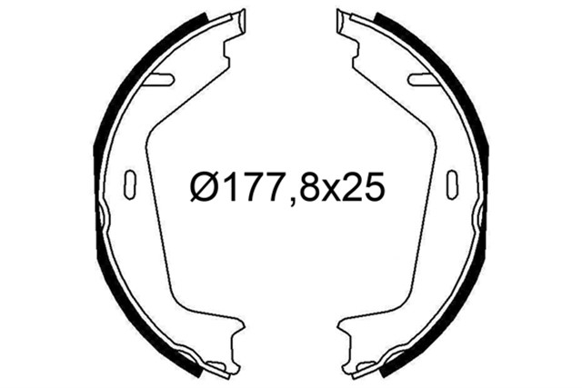 ARKA EL FREN BALATASI VOLVO XC60 I SUV 05 17 - VOLVO XC90 I 06 15