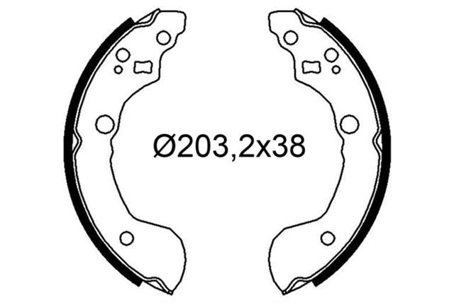 PABUCLU FREN BALATASI NISSAN PRIMERA II
