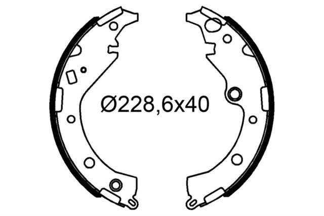 PABUCLU FREN BALATASI TOYOTA RAV 4 II