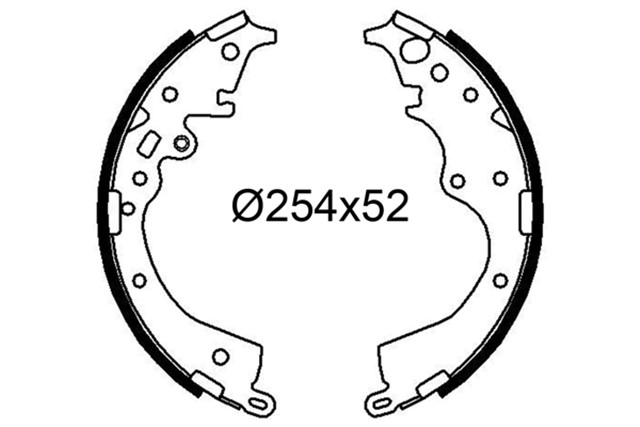 PABUCLU FREN BALATASI TOYOTA HIACE IV V