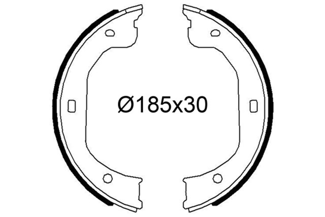 PABUCLU FREN BALATASI FORD MAVERICK II