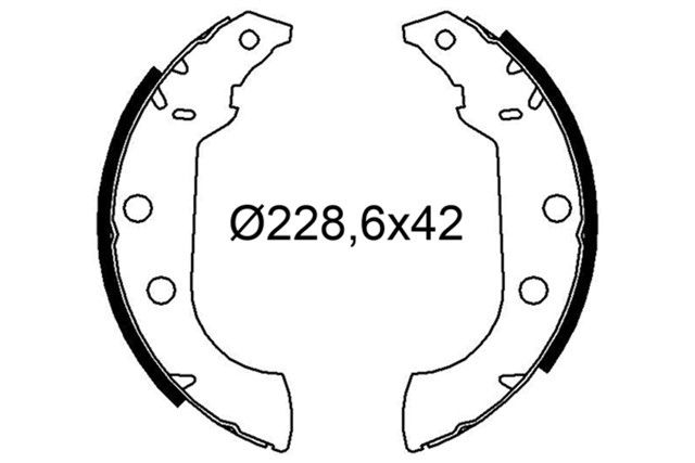 PABUCLU FREN BALATASI CIT XSARA ZX PEU 306 405