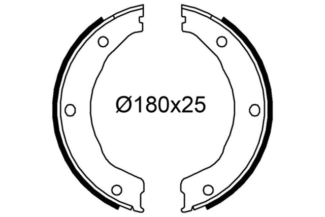 PABUCLU FREN BALATASI FORD ESCORT ORION III