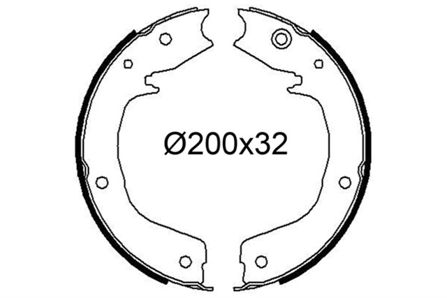 PABUCLU FREN BALATASI MITSUBISHI PAJERO III IV