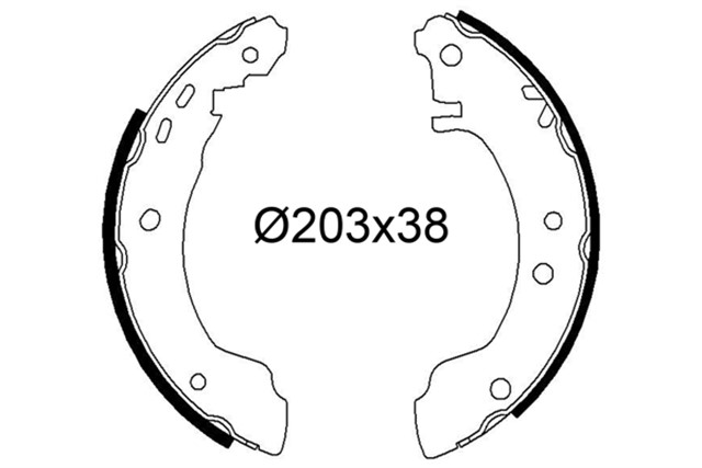 PABUCLU FREN BALATASI NISSAN ALMERA PRIMERA