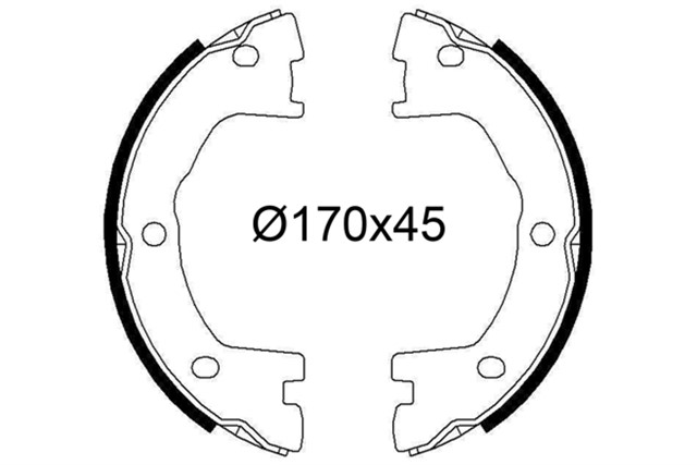 PABUCLU FREN BALATASI IVECO DAILY RENAULT MASCOTT