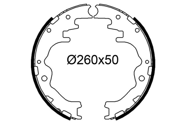 PABUCLU FREN BALATASI MAZDA MPV B - SERIE E - SERIE