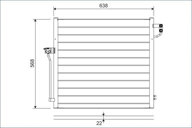 KLIMA RADYATORU MERCEDES W166 X166 C292
