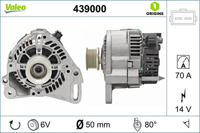 ALTERNATOR A11VI66 70A