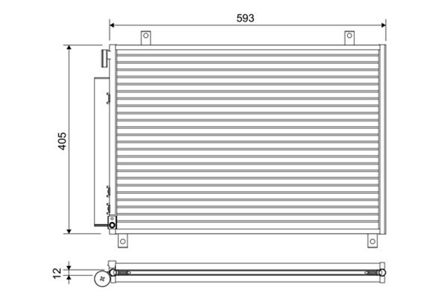 KONDENSER SUZUKI SWIFT V