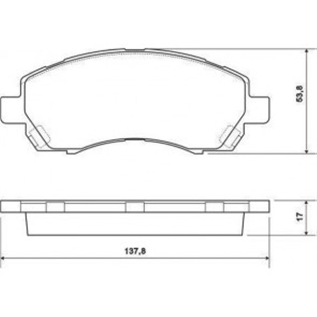ON BALATA SUBARU LEGACY 2.0 2.2 IMPREZA 1.6 AWD 01