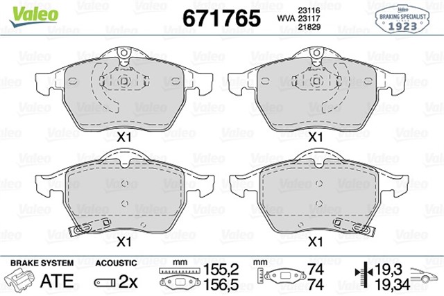 DISK FREN BALATASI ON ASTRA G 2000 - 2005 - ZAFIRA A 2001 - 2005 - ZAFIRA B 2005 900 II 1993 - 1998