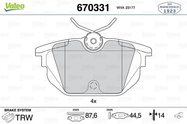 ARKA BALATA BRAVO - BRAVA - MAREA 2.0 96 - 01 - ALFA 145 - 146 - GTV - SPIDER
