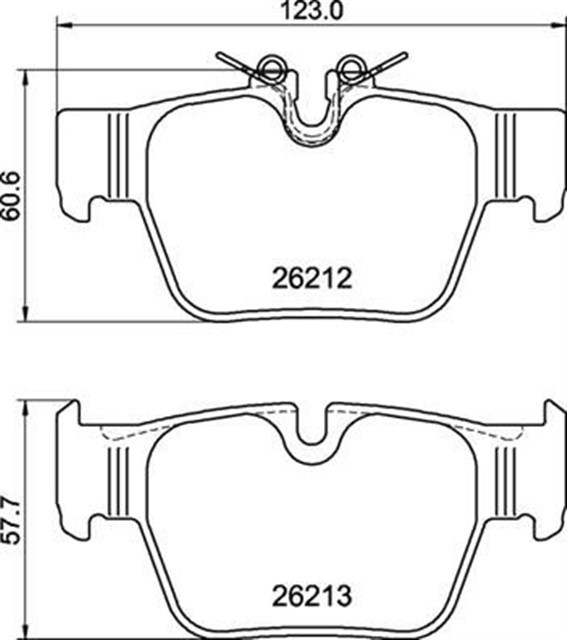 DISK FREN BALATASI ARKA BMW X2 SERIES F39
