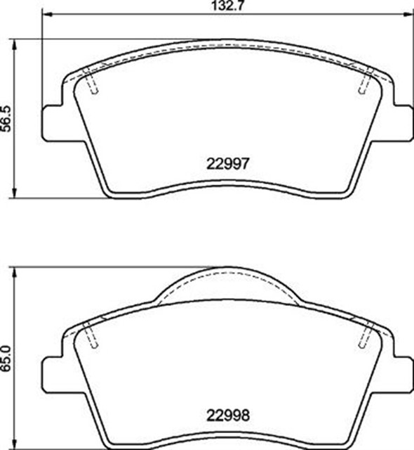 ON BALATA VOLVO XC40 1.5T3 2019 2.0 D3 D4 T2 T4 T5 B4 B5 2018 16 JANT