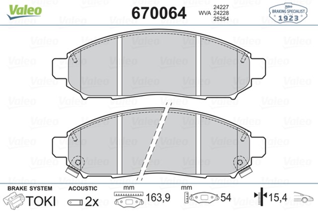 ON BALATA NISSAN NAVARA 2.5DCI 3.5 05 10 PATHFINDER 2.5DCI 4.0 05 10 41060EB325