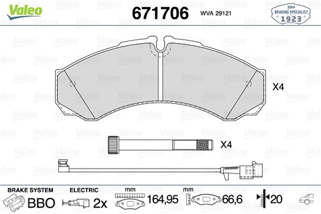 ARKA DISK FREN BALATASI IVECO DAILY 50C14 3.0 CNG 03/14 IVECO DAILY 50C15 3.0D 03/14