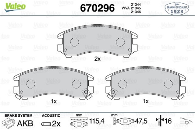 ON DISK FREN BALATASI NISSAN SUNNY 1.6/1.8/1.7D 06/86 - 09/90