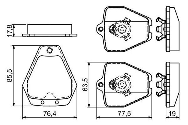 ON DISK FREN BALATASI AUDI S4 QUATTRO 2.7 08/97 - 11/00