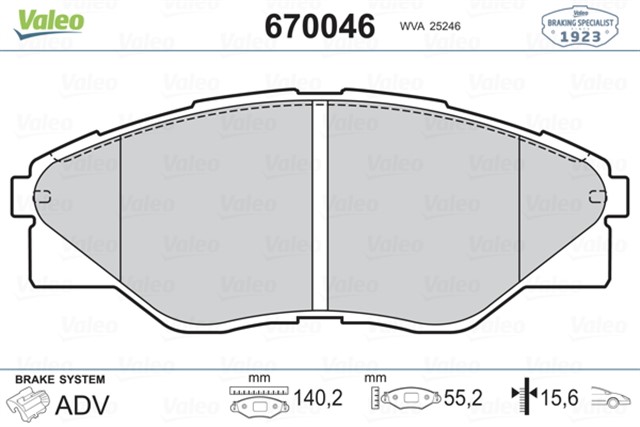 ON BALATA HI - LUX PICKUP 2.5D - 4D 11/2001 - HI - LUX PICKUP 2.5 12/2007