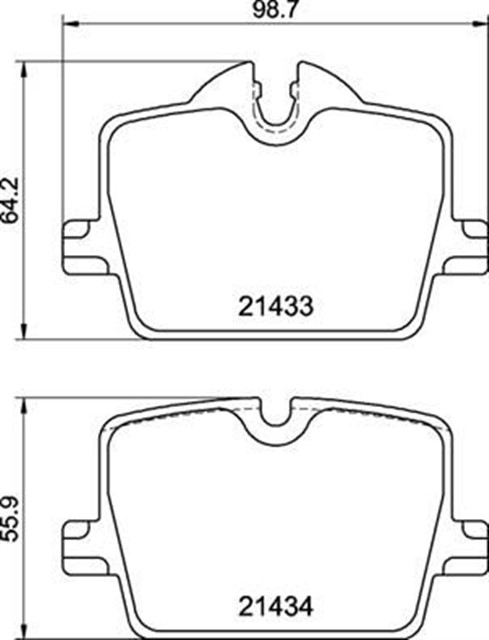 DISK FREN BALATASI ARKA BMW 330I 2.0 11/18 BMW Z4 SDRIVE 20I CABRIO 2.0 11/18