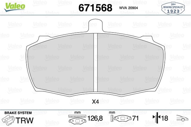 ON DISK FREN BALATASI DAF 400 2.5D 04/89 - 07/97