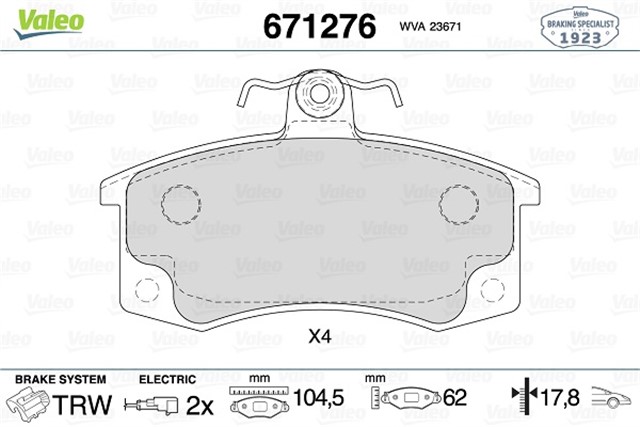 ON DISK FREN BALATASI LADA 110 06/97 - 09/04 LADA 111 01/97 - 12/12