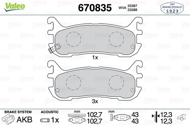 DISK FREN BALATASI ARKA MX - 5 I 1990 - 1998 - MX - 5 II 1998 - 2005