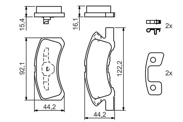 ON DISK FREN BALATASI DAIHATSU CHARADE 1.0 10/03 - 08/07 DAIHATSU CUORE 1.0 10/98 - 07/08