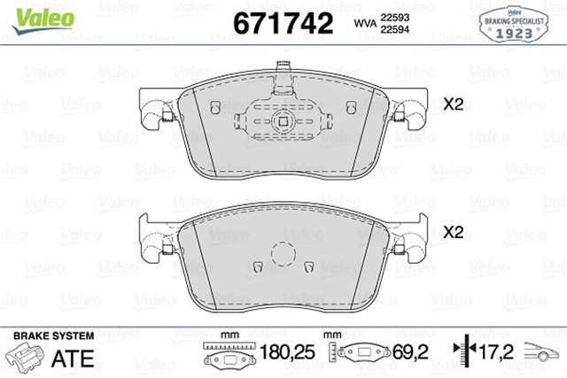ON FREN BALATASI ZAFIRA LIFE 19 VIVARO C 19 JUMPY III 16 EXPERT 16 TOYOTA PROACE 16 304 MM