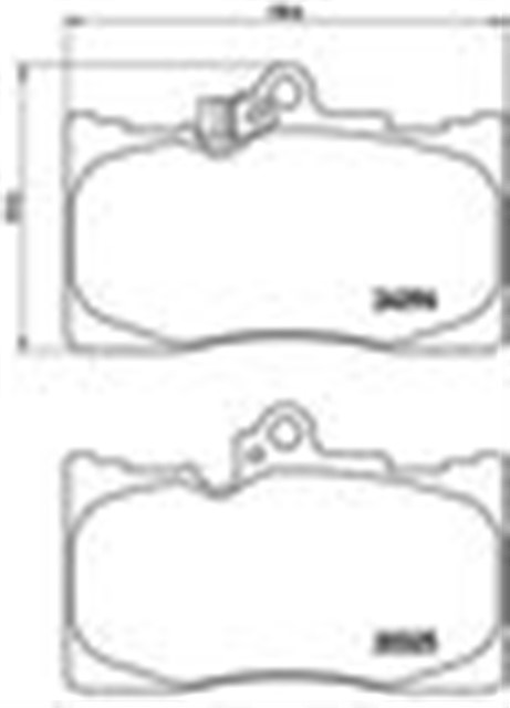 ON BALATA LEXUS GS 05 - 11 LEXUSIS 15