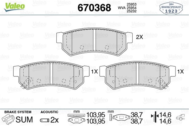 ARKA DISK FREN BALATASI CHEVROLET SPARK 1.0/1.2 03/10