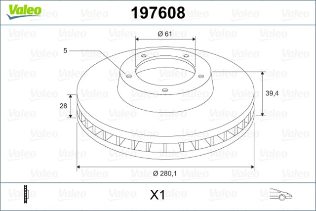 FREN DISKI ON X1 CHRYSLER CRUISER 11.01 12.10