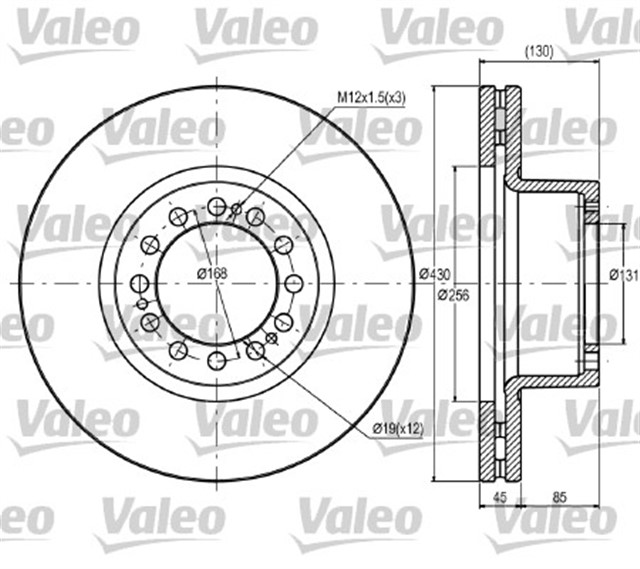 FREN DISKI 430 SAF - SAUER KNORR BREMSE