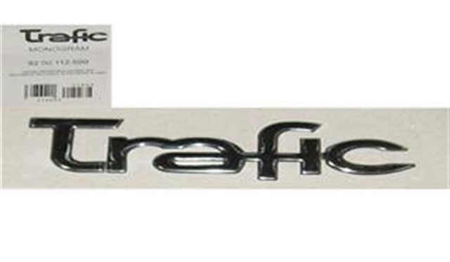 ARKA MONOGRAM YAZI TRAFIC