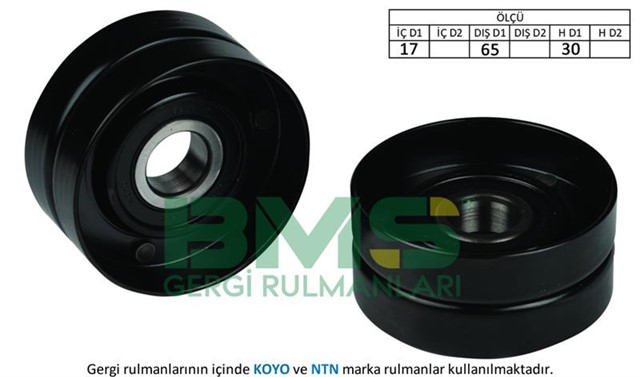 ALTERNATOR GERGI RULMANI MASTER II - TRAFIC II - LGN II - VIVARO - MOVANO 1.9DCI - 2.O16V 01 KLIMALI