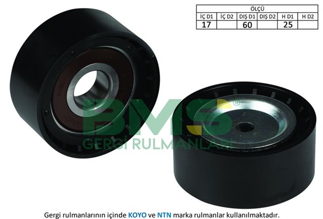 ALTERNATOR GERGI RULMAN P206 - 306 - EXPERT - PARTNER - BERLINGO - JUMPY - XSARA - SCUDO 1.9D 98 - DW8 - BW8B