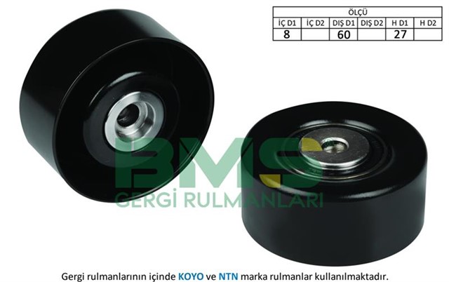 ALTERNATOR GERGI RULMANI PARTNER - P206 - 306 - JUMPY1.9D - P307 1.4 16V - 1.6 16V - C2 1.4 - 1.6 - C3 1.4I - 1.4 16V