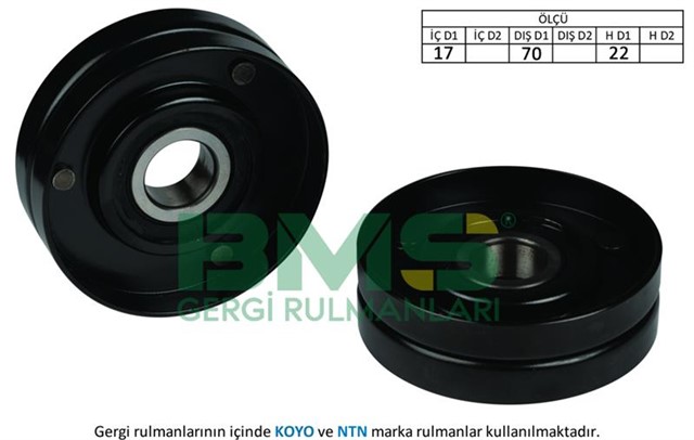 ALTERNATOR GERGI RULMANI ROVER VOYAGER I CHRYSLER 825D 17X70X22