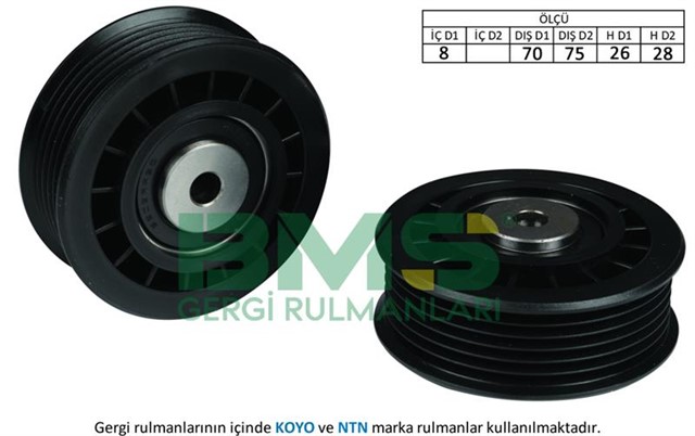 KAYIS GERGI RULMANI MERCEDES W201 W124 W210 W461 W140 W638 B901 B904 KANALLI