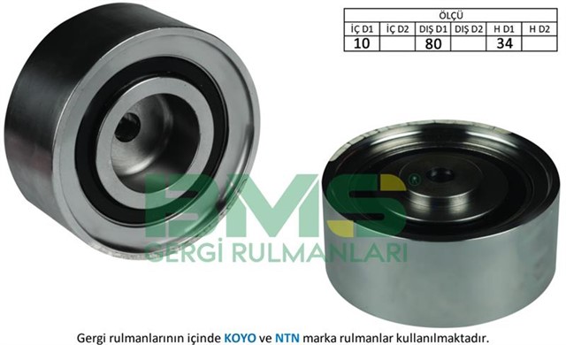 EKSANTRIK GERGI RULMANI GOLF5 - JETTA - PASSAT - TIGUAN - A4 - A6 2.0 TDI 2005 - 2010 CBAB - BKP - BKD - BRE