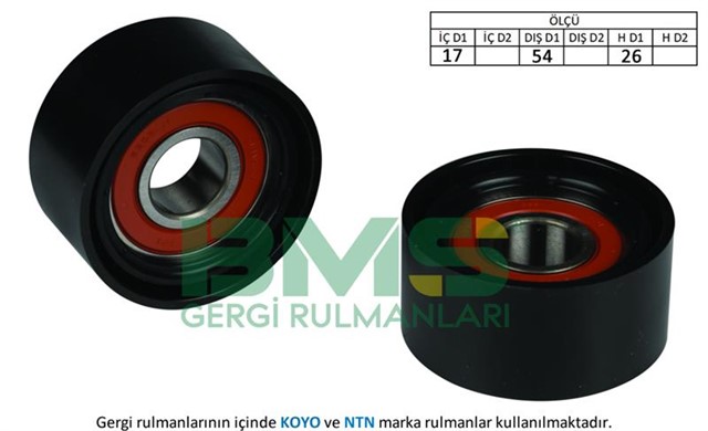 KAYIS GERGI RULMANI MERCEDES W639 B906 B907 B910
