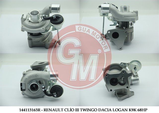 TURBO KOMPLE CLIO II - III - KNG 05 LOGAN 07 MODUS 04 TWNG 07 1.5 DCI 68 BG 54359980033