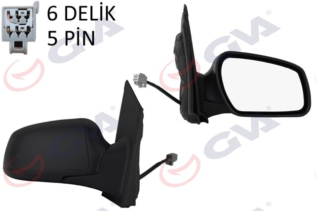 DIS DIKIZ AYNASI SAG FOCUS II 05 08 ELEKTRIKLI ISITMALI KONVEKS 5 FIS VM - 301EHR