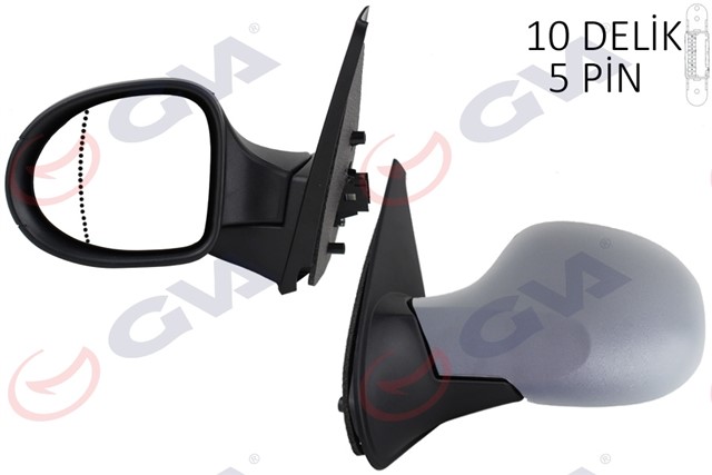 DIS DIKIZ AYNASI SOL SYMBOL THALIA 08 ELEKTRIKLI ISITMALI ASTARLI ASFERIK 5 FIS VM - 6124EHPAL