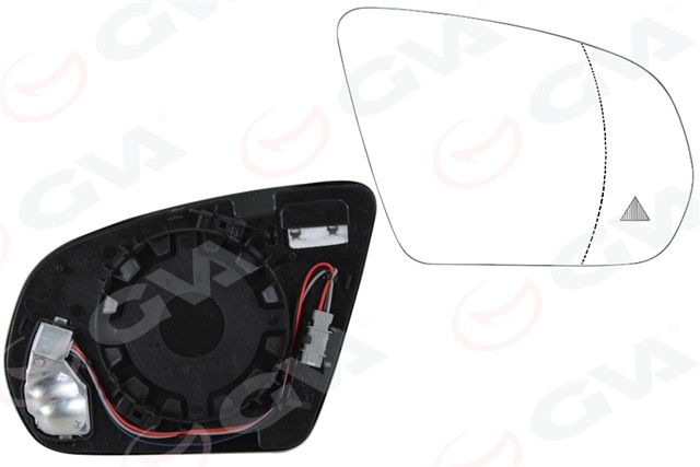 DIS DIKIZ AYNA CAMI SAG MERCEDES W205 W213 W222 ELEKTRIKLI. KOR NOKTA UYARILI