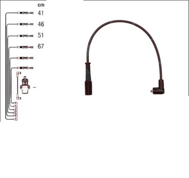 BUJI KABLOSU PALIO - PALIO WEEKEND - SIENA 1.4IE 8V EL KARBURATORLU