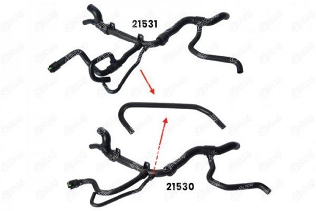 KALORIFER HORTUMU VECTRA B 1.8 - 2.0